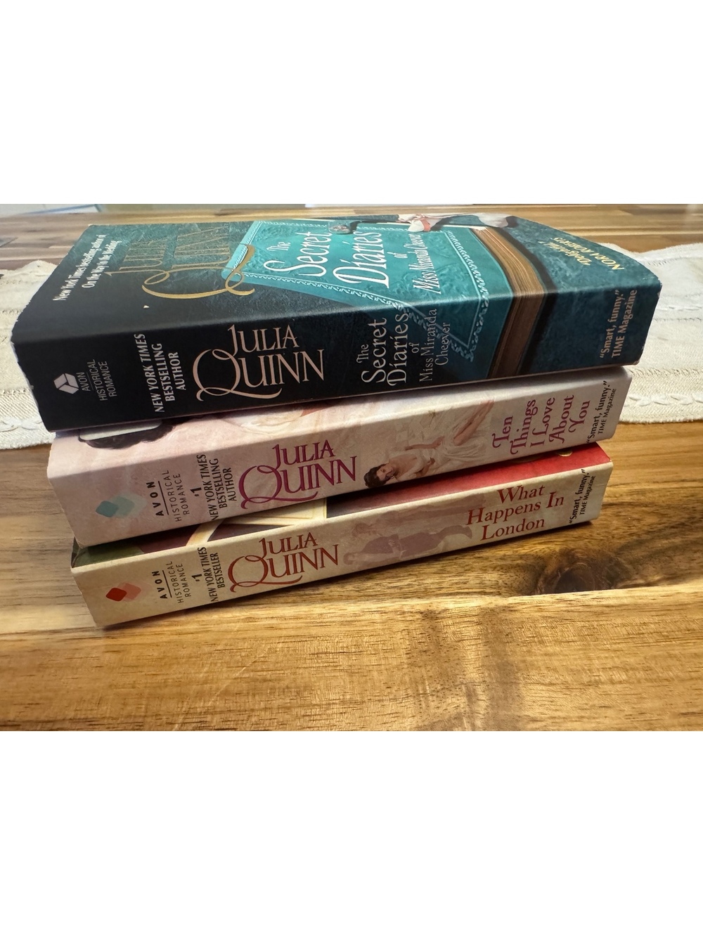 Julia Quinn Bevelstoke Series Book Lot of 3 Historical Romance Paperbacks